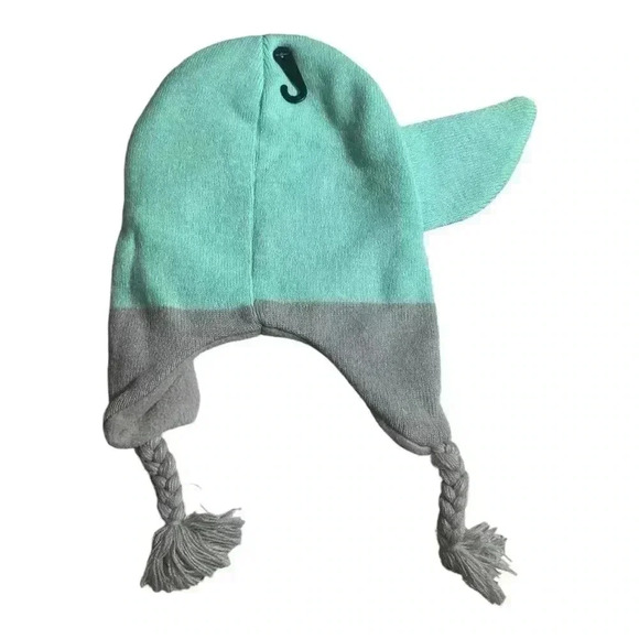 Star Wars Baby Yoda Grogu Unisex Kids Beanie Hat Ear Flaps One Size Green/Tan - Picture 2 of 5